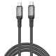 XO NB-Q264B Type-c to Type-c 240W High Power Data Cable 2m XO NB-Q264B Type-c to Type-c 240W High Power Data Cable 2m