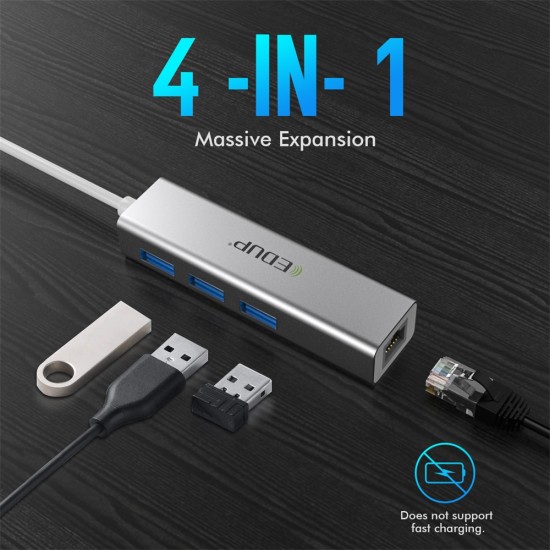 EDUP EP-9606 10/100/1000Mbps USB3.0 LANAdapter + USB 3.0 Port EDUP EP-9606 10/100/1000Mbps USB3.0 LANAdapter + USB 3.0 Port