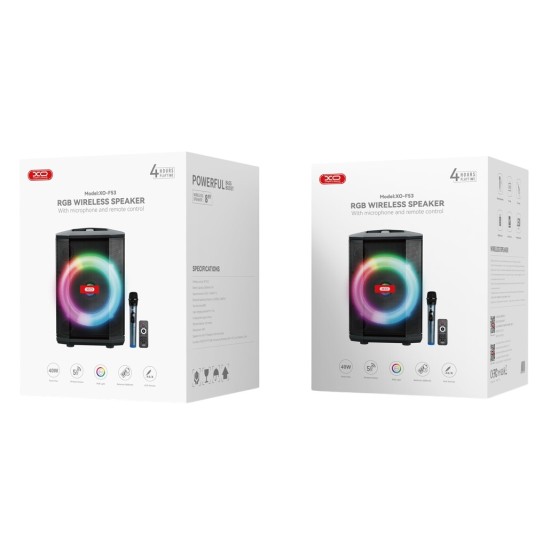 XO F53 Xingmu Ηχείο 8 ιντσών RGB Ηχείο Bluetooth 40W XO F53 Xingmu Ηχείο 8 ιντσών RGB Ηχείο Bluetooth 40W