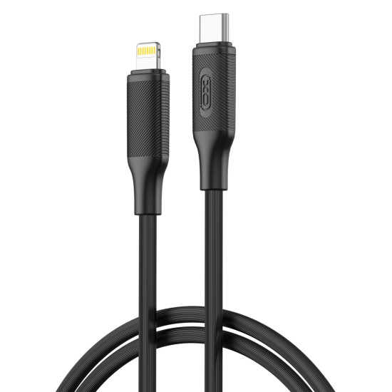 XO NB-Q265A PD 27W Type-C σε Lightning Μινιμαλιστικό Καλώδιο (Μαύρο) XO NB-Q265A PD 27W Type-C σε Lightning Μινιμαλιστικό Καλώδιο (Μαύρο)