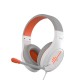 Meetion MT-HP021 Gaming Ακουστικά Άσπρο + Πορτοκαλί Meetion MT-HP021 Gaming Ακουστικά Άσπρο + Πορτοκαλί