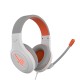 Meetion MT-HP021 Gaming Ακουστικά Άσπρο + Πορτοκαλί Meetion MT-HP021 Gaming Ακουστικά Άσπρο + Πορτοκαλί