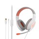 Meetion MT-HP021 Gaming Ακουστικά Άσπρο + Πορτοκαλί Meetion MT-HP021 Gaming Ακουστικά Άσπρο + Πορτοκαλί
