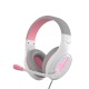 Meetion MT-HP021 Gaming Ακουστικά Άσπρο + Ρόζ Meetion MT-HP021 Gaming Ακουστικά Άσπρο + Ρόζ