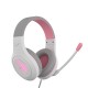 Meetion MT-HP021 Gaming Ακουστικά Άσπρο + Ρόζ Meetion MT-HP021 Gaming Ακουστικά Άσπρο + Ρόζ