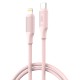 XO NB-Q265A PD 27W Type-C σε Lightning Μινιμαλιστικό Καλώδιο (Ροζ) XO NB-Q265A PD 27W Type-C σε Lightning Μινιμαλιστικό Καλώδιο (Ροζ)