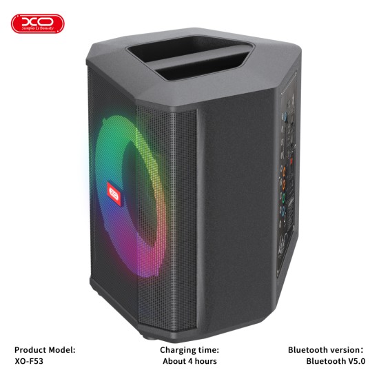 XO F53 Xingmu Ηχείο 8 ιντσών RGB Ηχείο Bluetooth 40W XO F53 Xingmu Ηχείο 8 ιντσών RGB Ηχείο Bluetooth 40W