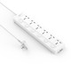 XO WL18 (UK) Πολύπριζο 6AC με Ανεξάρτητο Διακόπτη XO WL18 (UK) Πολύπριζο 6AC με Ανεξάρτητο Διακόπτη