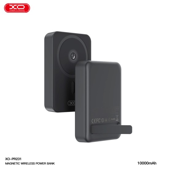 XO PR231 magnetic 15W wireless charging+PD20W fast charging 10000mAh Black XO PR231 magnetic 15W wireless charging+PD20W fast charging 10000mAh Black
