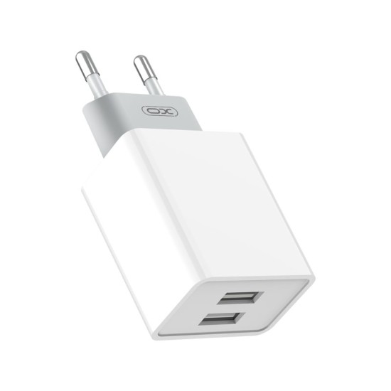 XO L65EU 2.4A Διπλής Θύρας USB Φορτιστής Άσπρο XO L65EU 2.4A Διπλής Θύρας USB Φορτιστής Άσπρο