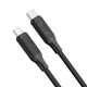 XO NB-Q265B PD 60W Type-C σε Type-C Μινιμαλιστικό Καλώδιο (Μαύρο) XO NB-Q265B PD 60W Type-C σε Type-C Μινιμαλιστικό Καλώδιο (Μαύρο)