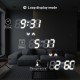 EDUP EH-LED1319 3D LED Wall Clock 9.5 Remote Control Digital Nightlight EDUP EH-LED1319 3D LED Wall Clock 9.5 Remote Control Digital Nightlight