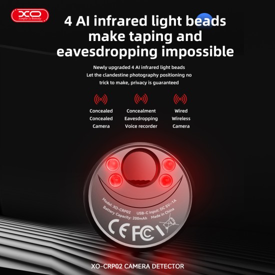 XO CRP02 Smart Ανιχνευτής Κάμερας XO CRP02 Smart Ανιχνευτής Κάμερας
