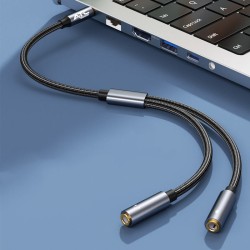 Μετατροπέας ATC HQ 3.5mm 4PIN Θηλ. Σε 2x 3.5mm 0.35m Μετατροπέας ATC HQ 3.5mm 4PIN Θηλ. Σε 2x 3.5mm 0.35m