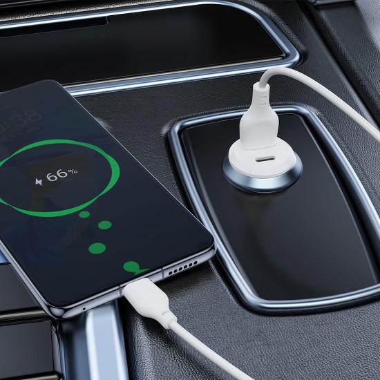 XO CC69 Mini Smart Φορτιστής Αυτοκινήτου A+C 30W + Καλώδιο Type-C XO CC69 Mini Smart Φορτιστής Αυτοκινήτου A+C 30W + Καλώδιο Type-C