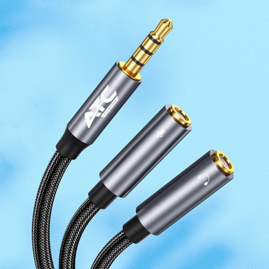 Μετατροπέας ATC HQ 3.5mm 4PIN Θηλ. Σε 2x 3.5mm 0.35m Μετατροπέας ATC HQ 3.5mm 4PIN Θηλ. Σε 2x 3.5mm 0.35m