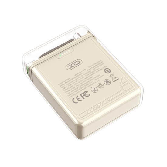 XO PR226 Mini Transparent Light Display Magnetic Absorption Fast Charging 10000mAh (Off-White) XO PR226 Mini Transparent Light Display Magnetic Absorption Fast Charging 10000mAh (Off-White)
