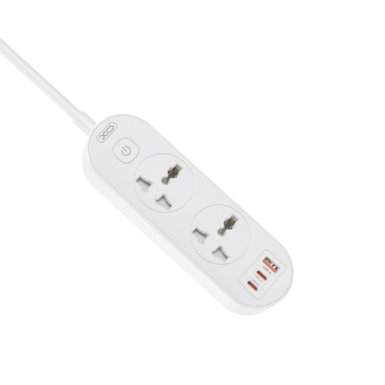 XO WL31 (EU) 30W 2AC + 1USB-A + 2USB-C με Διακόπτη XO WL31 (EU) 30W 2AC + 1USB-A + 2USB-C με Διακόπτη