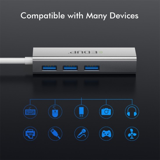EDUP EP-9606 10/100/1000Mbps USB3.0 LANAdapter + USB 3.0 Port EDUP EP-9606 10/100/1000Mbps USB3.0 LANAdapter + USB 3.0 Port