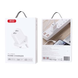 XO L109 (UK) Dual USB-A 2.4A Charger XO L109 (UK) Dual USB-A 2.4A Charger