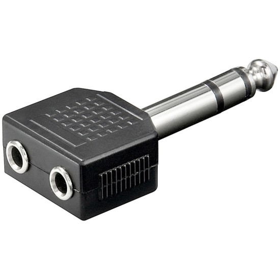 Μετατροπέας Stereo 6.5mm Σε 2 Stereo 3.5mm Θηλ. Μετατροπέας Stereo 6.5mm Σε 2 Stereo 3.5mm Θηλ.
