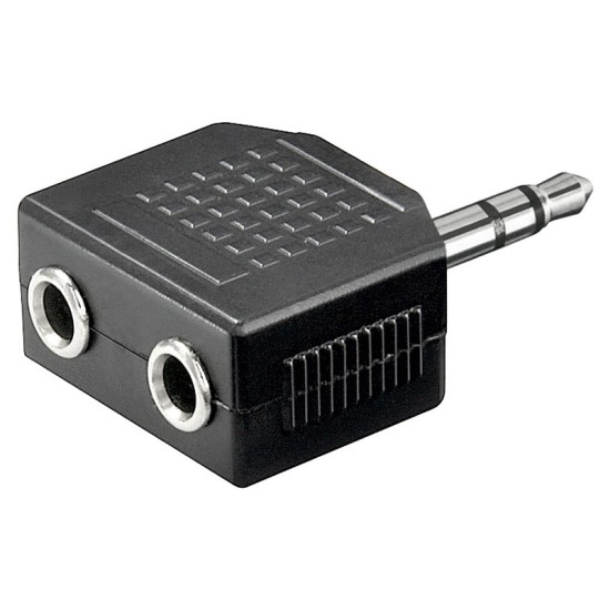 Μετατροπέας Stereo 3.5mm Σε 2 Stereo 3.5mm Θηλ. Μετατροπέας Stereo 3.5mm Σε 2 Stereo 3.5mm Θηλ.