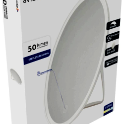 Avide LED Φωτιστικό Καθρέπτης Make Up Επαναφορτιζόμενος Στρογγυλό