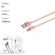 XO NB156 USB Καλώδιο Φόρτισης για Type-C Ρόζ XO NB156 USB Καλώδιο Φόρτισης για Type-C Ρόζ