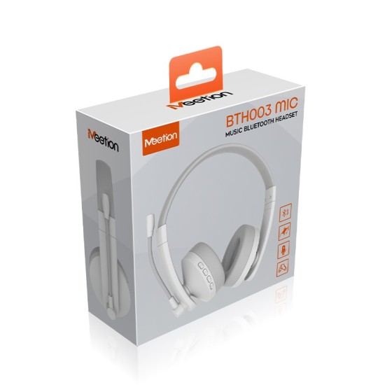 Meetion BTH003 Ακουστικά Bluetooth / Λευκό Meetion BTH003 Ακουστικά Bluetooth / Λευκό