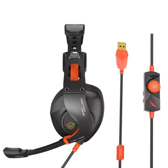 Meetion MT-HP099 RGB Gaming Ακουστικά με Φωτισμό Meetion MT-HP099 RGB Gaming Ακουστικά με Φωτισμό