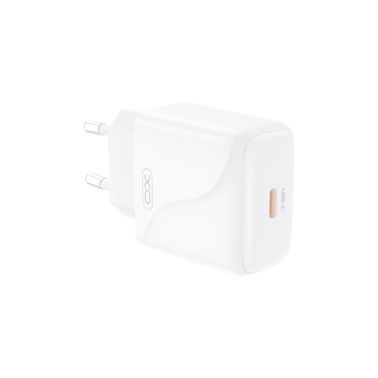 XO L141 Φορτιστής Γρήγορης Φόρτισης USB-C 20W με Καλώδιο Lightning