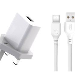 XO L99 (UK) Φορτιστής με Καλώδιο Type-C 2.4A XO L99 (UK) Φορτιστής με Καλώδιο Type-C 2.4A