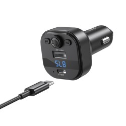 XO BCC18 Smart Bluetooth MP3 Charger Car 3A + Type-C Σετ XO BCC18 Smart Bluetooth MP3 Charger Car 3A + Type-C Σετ