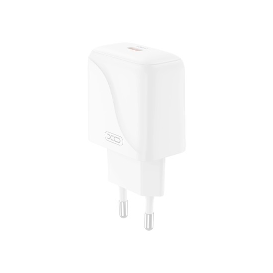 XO L141 Φορτιστής Γρήγορης Φόρτισης USB-C 20W με Καλώδιο Lightning