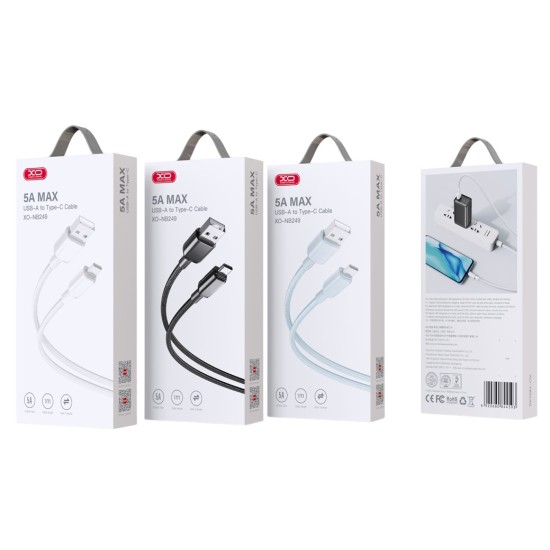 XO NB249 5A Καλώδιο Φόρτισης + Data Για Micro Μπλε XO NB249 5A Καλώδιο Φόρτισης + Data Για Micro Μπλε