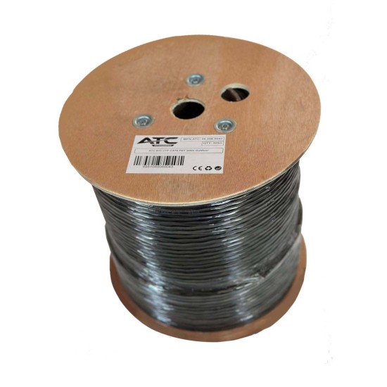 ATC Στροφείο Δικτύου ATC-623 UTP CAT6 PET 305m Εξωτερικό ATC Στροφείο Δικτύου ATC-623 UTP CAT6 PET 305m Εξωτερικό