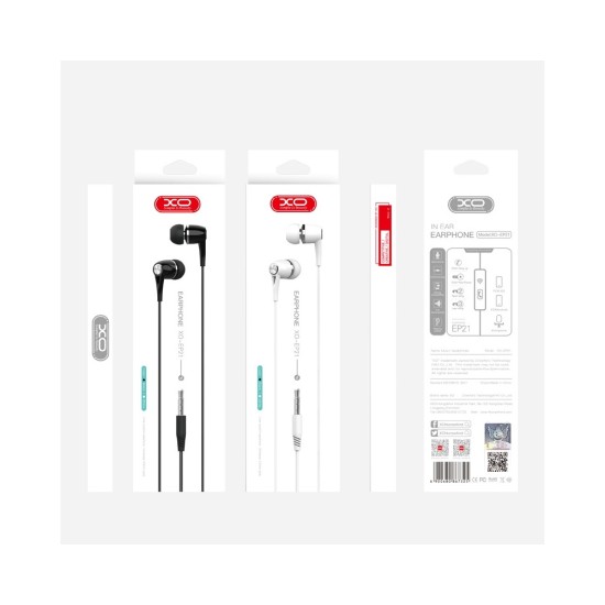 XO EP21 Handsfree Μαύρο XO EP21 Handsfree Μαύρο