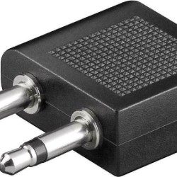 Διπλό Φίς 3.5mm Μono Αρσ. σε Stereo Θηλ. 61004 Διπλό Φίς 3.5mm Μono Αρσ. σε Stereo Θηλ. 61004