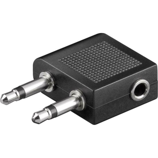 Διπλό Φίς 3.5mm Μono Αρσ. σε Stereo Θηλ. 61004 Διπλό Φίς 3.5mm Μono Αρσ. σε Stereo Θηλ. 61004
