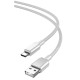 XO NB249 5A PVC Πολύχρωμο Καλώδιο Δεδομένων Τype-C Λευκό XO NB249 5A PVC Πολύχρωμο Καλώδιο Δεδομένων Τype-C Λευκό