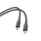 XO NB-Q250B PD 60W Type-C to Type-C PVC Shiny Colorful Fast Charging Cable Black XO NB-Q250B PD 60W Type-C to Type-C PVC Shiny Colorful Fast Charging Cable Black