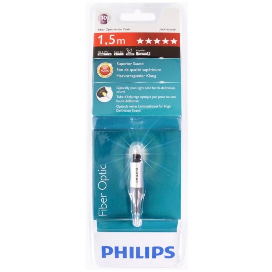 Philips SWA3302S/10 Οπτική Ίνα 1.5m Philips SWA3302S/10 Οπτική Ίνα 1.5m