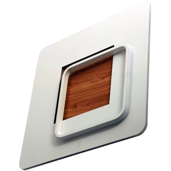 Avide Μοντέρνα Πλαφονιέρα Oyster Zen 75W με RF χειριστήριο Avide Μοντέρνα Πλαφονιέρα Oyster Zen 75W με RF χειριστήριο