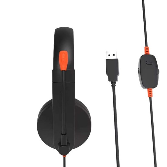 Meetion HP003U Ακουστικά Τηλεφωνίας USB / Μαύρο Meetion HP003U Ακουστικά Τηλεφωνίας USB / Μαύρο
