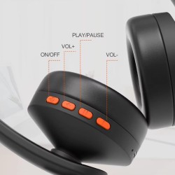 Meetion BTH003 Ακουστικά Bluetooth / Μαύρο Meetion BTH003 Ακουστικά Bluetooth / Μαύρο