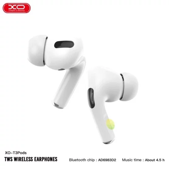 XO T3Pods Bluetooth Ακουστικά (3ης γενιάς) XO T3Pods Bluetooth Ακουστικά (3ης γενιάς)