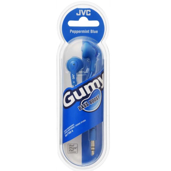 JVC HA-F160-A-E Ακουστικά In ear Μπλε JVC HA-F160-A-E Ακουστικά In ear Μπλε