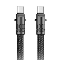 XO NB-Q288B Καλώδιο Κράμα Ψευδαργύρου Type-c σε Type-c 60W