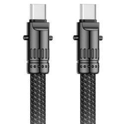 XO NB-Q288B Καλώδιο Κράμα Ψευδαργύρου Type-c σε Type-c 60W XO NB-Q288B Καλώδιο Κράμα Ψευδαργύρου Type-c σε Type-c 60W
