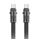 XO NB-Q288B Καλώδιο Κράμα Ψευδαργύρου Type-c σε Type-c 60W XO NB-Q288B Καλώδιο Κράμα Ψευδαργύρου Type-c σε Type-c 60W